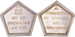 World Coins - France, Medal, Consulat, Commission du Conseil des Cinq-Cents, 19 Brumaire An