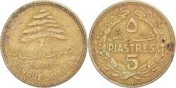 World Coins - Coin, Lebanon, 5 Piastres, 1969