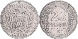 World Coins - Coin, GERMANY - EMPIRE, Wilhelm II, 25 Pfennig, 1910, Muldenhütten,