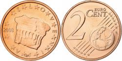 World Coins - Slovenia, 2 Euro Cent, 2008, Copper Plated Steel, , KM:69