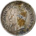 World Coins - Coin, France, Napoleon III, 20 Centimes, 1867, Strasbourg, , Silver