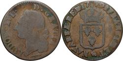 World Coins - France, Louis XVI, Sol de Béarn, 1779, Pau, Copper, , Gadoury:350a