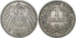 World Coins - GERMANY - EMPIRE, Wilhelm II, Mark, 1910, Hambourg, Silver, , KM:14