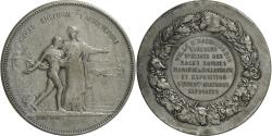 World Coins - France, Medal, Cérès enseigne l'agriculture, Silver, Dubois.H,