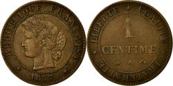 World Coins - Coin, France, Cérès, Centime, 1877, Paris, , Bronze, KM:826.1