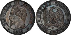 World Coins - Coin, France, Napoleon III, Napoléon III, 5 Centimes, 1854, Marseille
