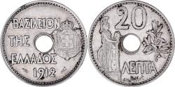 World Coins - Coin, Greece, 20 Lepta, 1912