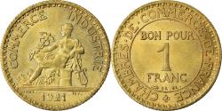 World Coins - Coin, France, Chambre de commerce, Franc, 1921, Paris,