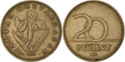 World Coins - Hungary, 20 Forint, 1993, Budapest, Nickel-brass, , KM:696