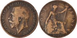 World Coins - Coin, Great Britain, Penny, 1919