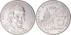 World Coins - Coin, France, Voltaire, 5 Francs, 1994, Paris, ESSAI, , Nickel