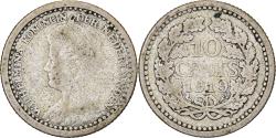 World Coins - Netherlands, Wilhelmina I, 10 Cents, 1919, Silver, , KM:145