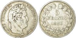 World Coins - Coin, France, Louis-Philippe, 5 Francs, 1836,Bordeaux,,Silver,KM 749.7