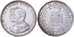 World Coins - Portugal, Carlos I, 1000 Reis, Discovery of India, 1898, Lisbon, Silver