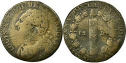 World Coins - Coin, France, 12 Deniers, 1792 (An 3), Paris, , Métal de cloche