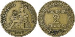 World Coins - France, Chambre de commerce, 2 Francs, 1926, Paris, , Cupro-Aluminium