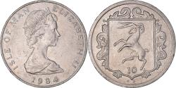 World Coins - Coin, Isle of Man, 10 Pence, 1984