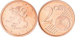 World Coins - Coin, Finland, 2 Euro Cent, 2004, Vantaa, , Copper Plated Steel, KM:99