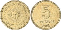 World Coins - Coin, Argentina, 5 Centavos, 2005
