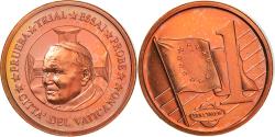 World Coins - Vatican, Medal, 1 C, Essai-Trial Jean Paul II, 2002, , Copper