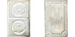 World Coins - France, Medal, Timbre, Cérès, Tête-Bêche, 1981, , Silver
