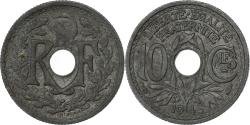 World Coins - France, 10 Centimes, Lindauer, 1945, Paris, Zinc, , Gadoury:292