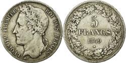 World Coins - Coin, Belgium, Leopold I, 5 Francs, 5 Frank, 1849, , Silver, KM:3.2
