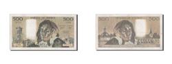 World Coins - Banknote, France, 500 Francs, 500 F 1968-1993 ''Pascal'', 1986, EF(40-45)