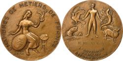 World Coins - France, Medal, Chambre de métiers de France, 1987, Guiraud, , Bronze