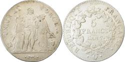 World Coins - Coin, France, Union et Force, 5 Francs, AN 7, Perpignan, , Silver