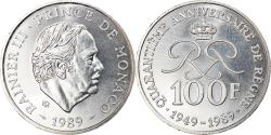 World Coins - Coin, Monaco, Rainier III, 100 Francs, 1989, , Silver, KM:164