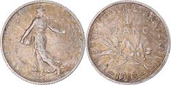 World Coins - Coin, France, Semeuse, Franc, 1913, Paris, , Silver, KM:844.1