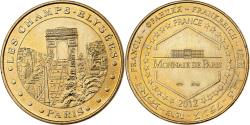 World Coins - France, Token, Paris - Les Champs Elysées, 2012, Copper-nickel Aluminium, MDP