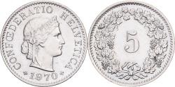 World Coins - Switzerland, 5 Rappen, 1970, Bern, Nickel, , KM:26b