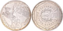 World Coins - France, 10 Euro, Aquitaine, 2012, Paris, , Silver, KM:1863