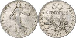 World Coins - Coin, France, Semeuse, 50 Centimes, 1900, Paris, , Silver, KM:854