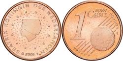 World Coins - Netherlands, Beatrix, Euro Cent, 2005, Utrecht, BU, , Copper Plated