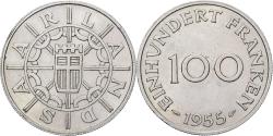 World Coins - Saarland, 100 Franken, 1955, Paris, Copper-nickel, , Gadoury:4a, KM:4