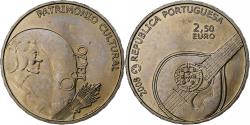 World Coins - Portugal, 2-1/2 Euro, Fado, 2008, Lisbon, Copper-nickel, , KM:783