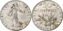 World Coins - Coin, France, Semeuse, 50 Centimes, 1910, Paris, , Silver, KM:854