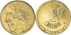 World Coins - Coin, Belgium, Baudouin I, 5 Francs, 5 Frank, 1986, , Brass Or