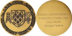 World Coins - France, Medal, Association des A.C.P.G Poilus d'Indre et Loire, Fondettes, 2004