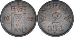 World Coins - Coin, Norway, 2 Öre, 1955, , Copper-nickel