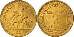 World Coins - Coin, France, Chambre de commerce, 2 Francs, 1921, Paris,