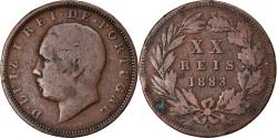 World Coins - Coin, Portugal, Luiz I, 20 Reis, 1883, , Bronze, KM:527