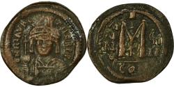 Ancient Coins - Coin, Maurice Tiberius, Follis, 589-590, Constantinople, , Copper