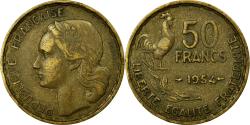 World Coins - Coin, France, Guiraud, 50 Francs, 1954, , Aluminum-Bronze, Gadoury:880