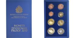 World Coins - San Marino, Coffret 1c. à 2€, 2010, Rome, BE,