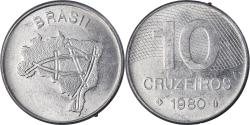 World Coins - Coin, Brazil, 10 Cruzeiros, 1980