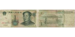 World Coins - Banknote, China, 1 Yüan, 1999, KM:895b, VG(8-10)